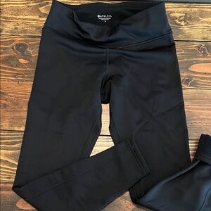 Athleta Fleece-Lined Black Leggings